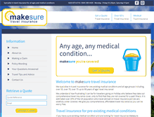 Tablet Screenshot of makesureinsurance.co.uk